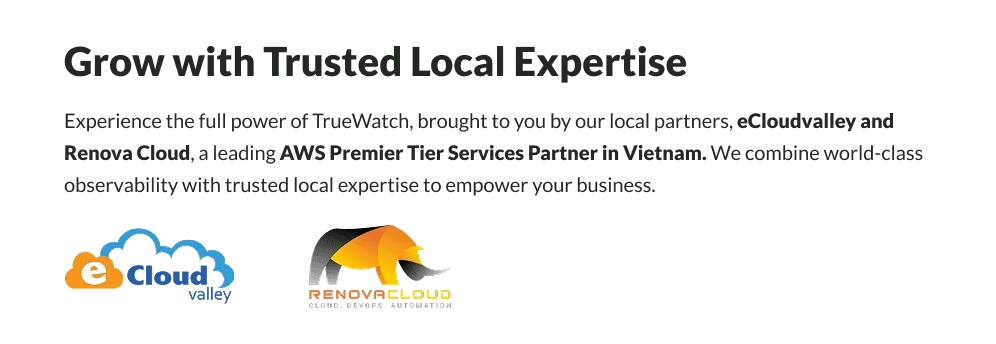 Grow with Trusted Local Expertise eCloudvalley Renova Cloud