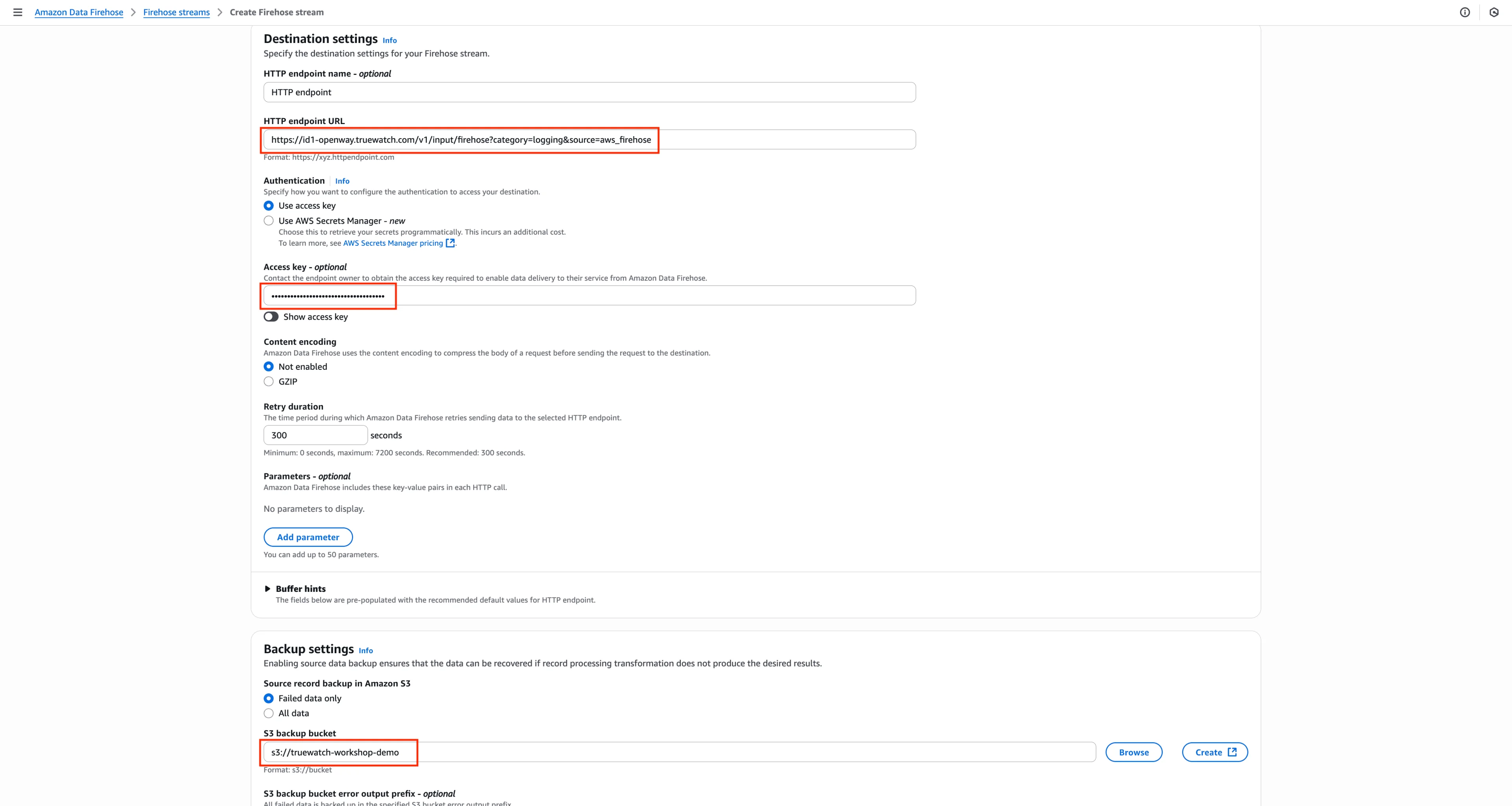 TrueWatch HTTP Endpoint S3 Backup 1.png