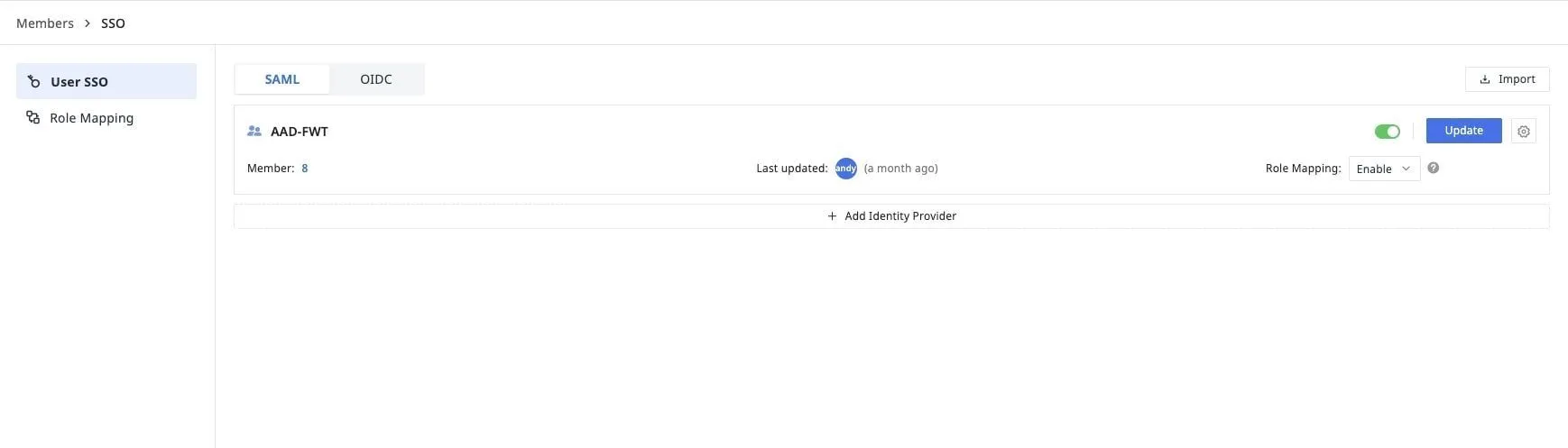 Single Sign-On (SSO) Feature TrueWatch Single Sign On Feature.