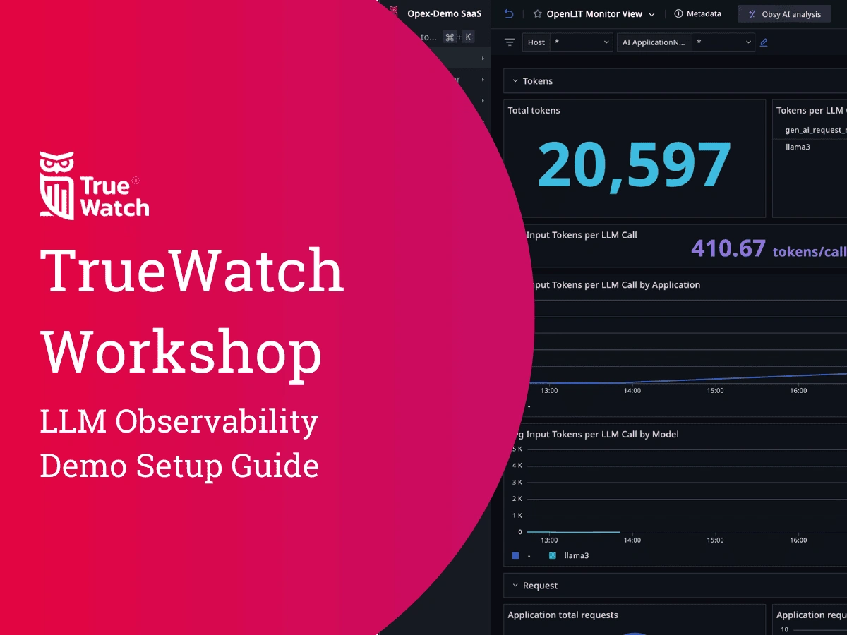 TrueWatch Workshop LLM Observability Demo Setup Guide Cover