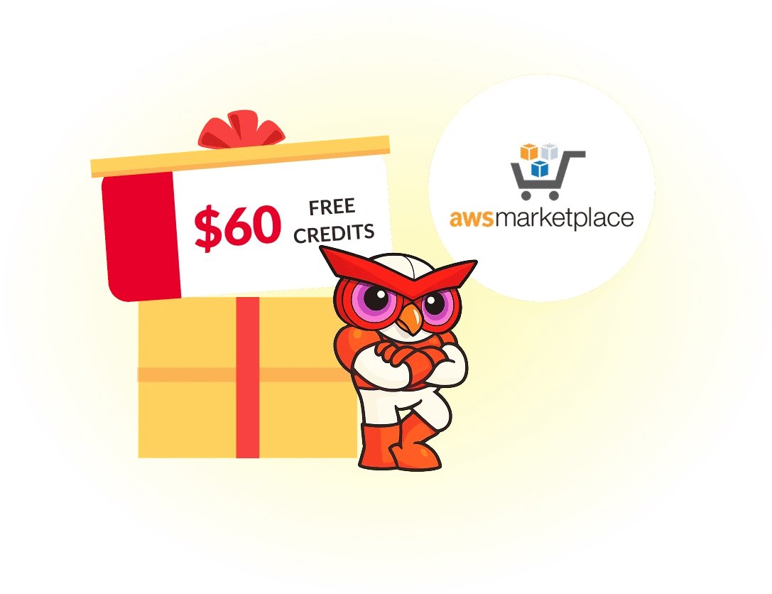 get 60 free credits in AWS marketplace compaign
