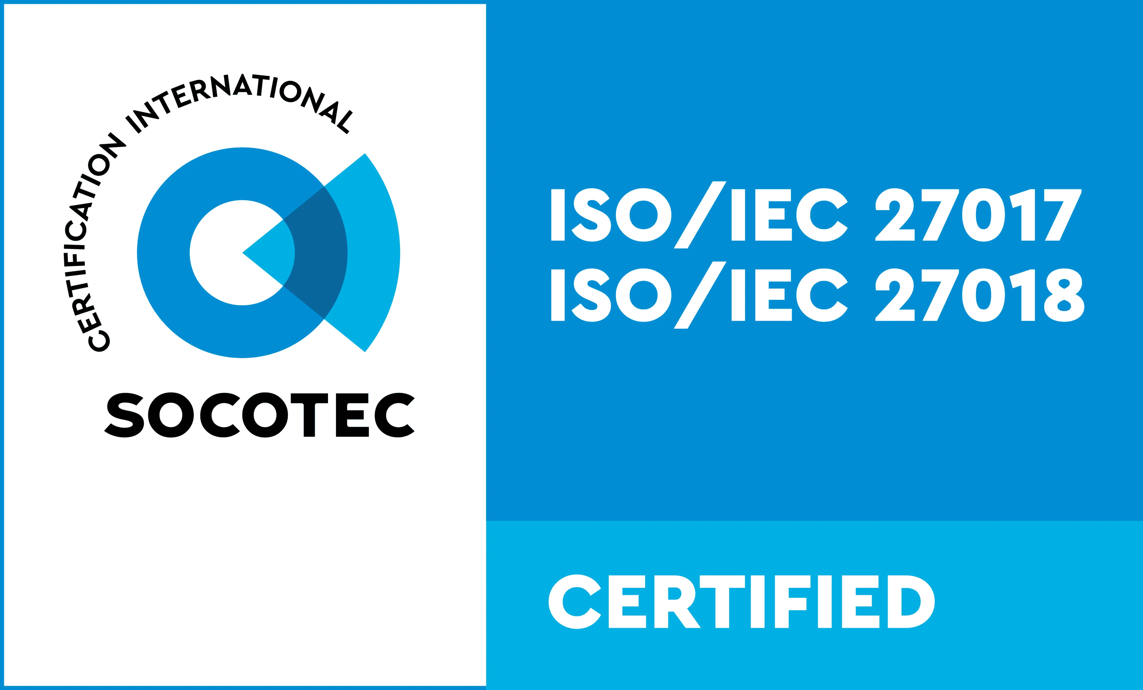 ISO/IEC 27017 & 27018 ISO/IEC 27017 and 27018 certified